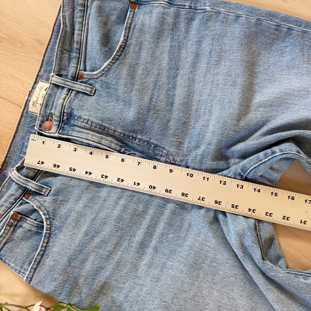 Madewell The Perfect Vintage Straight Leg Jean Reinhart Wash Distressed 32 Boho - Picture 13 of 16